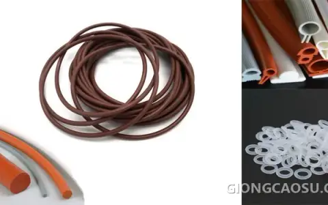 Các loại gioăng cao su với nhiều kích cỡ và hình dạng khác nhau