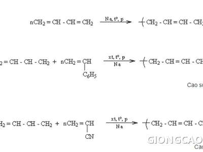Công thức hóa học của cao su Buna