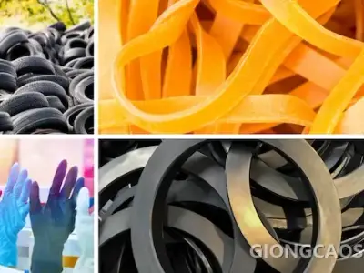 Ứng dụng của cao su lưu hóa trong công nghiệp